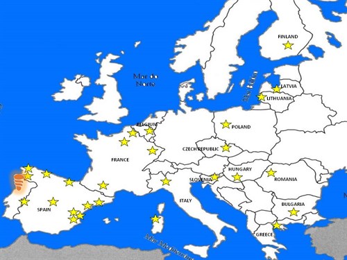 Mapa Europa 500X375